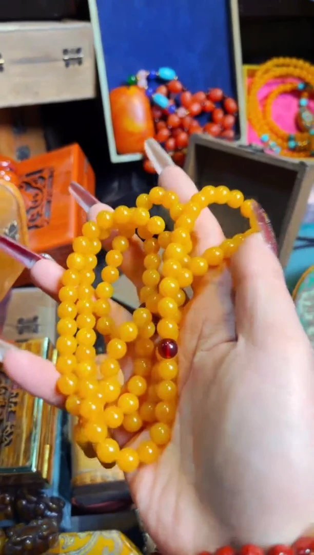 【闪购商品】蜜蜡颈饰未镶嵌兰妹精品精选链接230