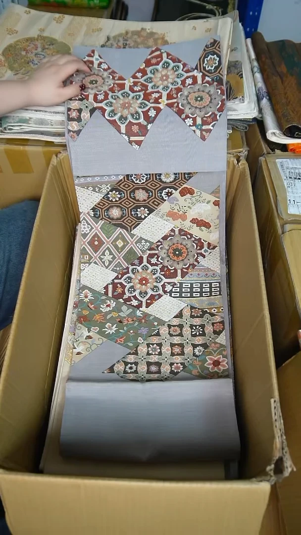 织绣12两通手工缂丝