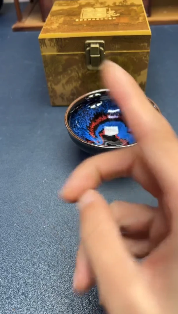 茶盏浪**痕建盏主人杯---------------