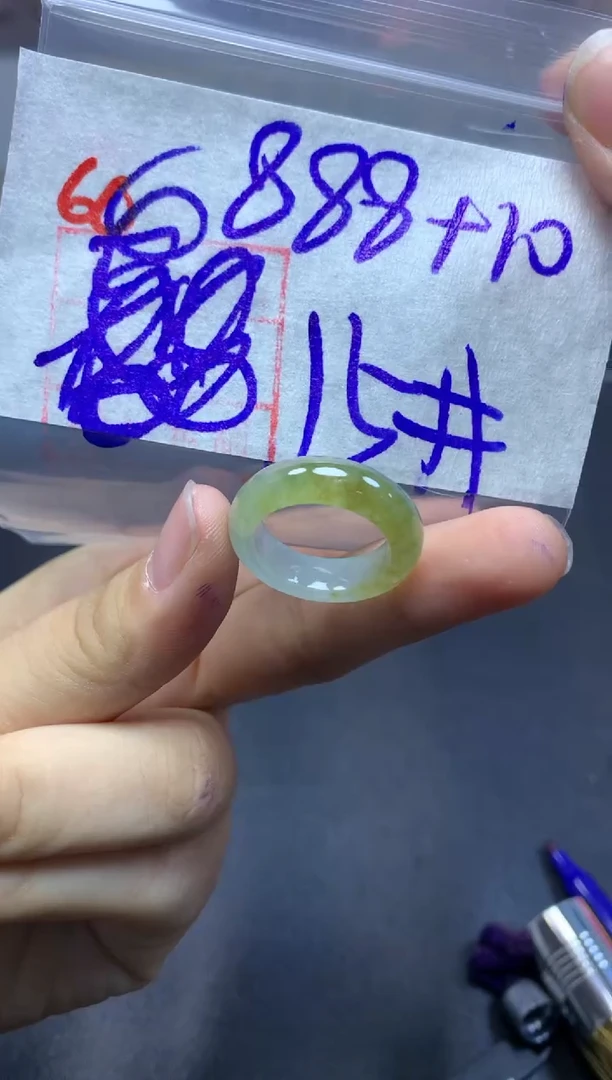 未镶嵌定制翡翠戒圈15#898毛货需精细抛光