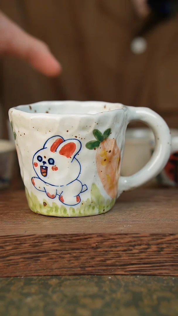 摆件泥垚手作 景德镇手工手绘器物