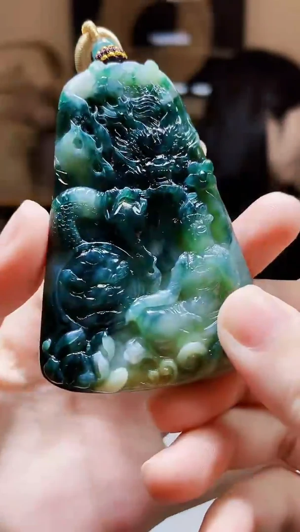 未镶嵌定制翡翠吊坠186