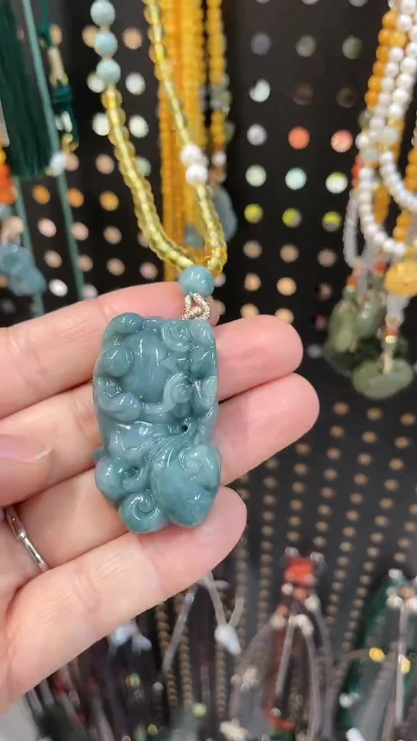 【闪购商品】岫玉颈饰未镶嵌吊坠