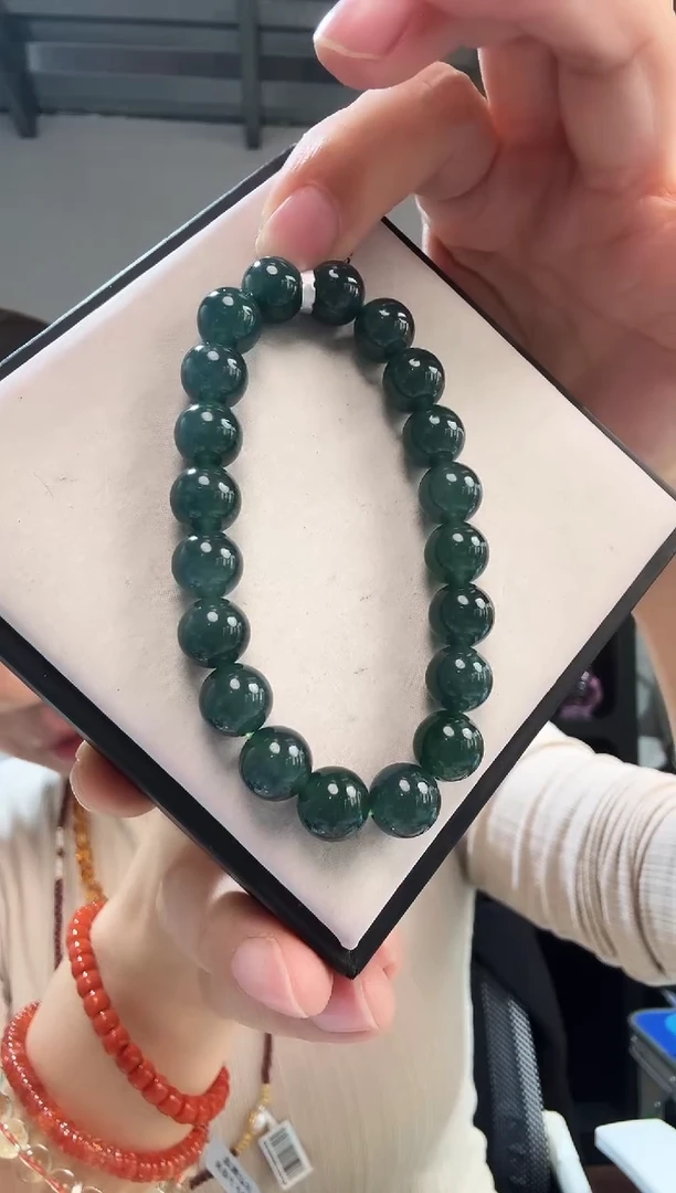 未镶嵌手链翡翠优2307 约9mm