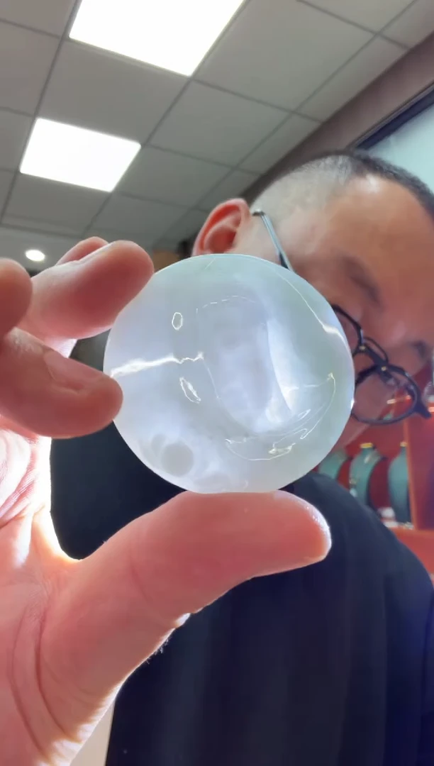 未镶嵌挂件翡翠A货翡翠孤品国雕谢林工