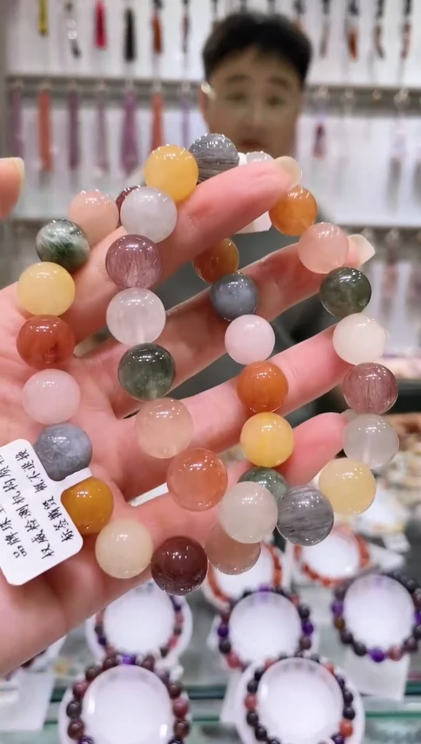 未镶嵌手链水晶多样性发其一兔毛11.5+