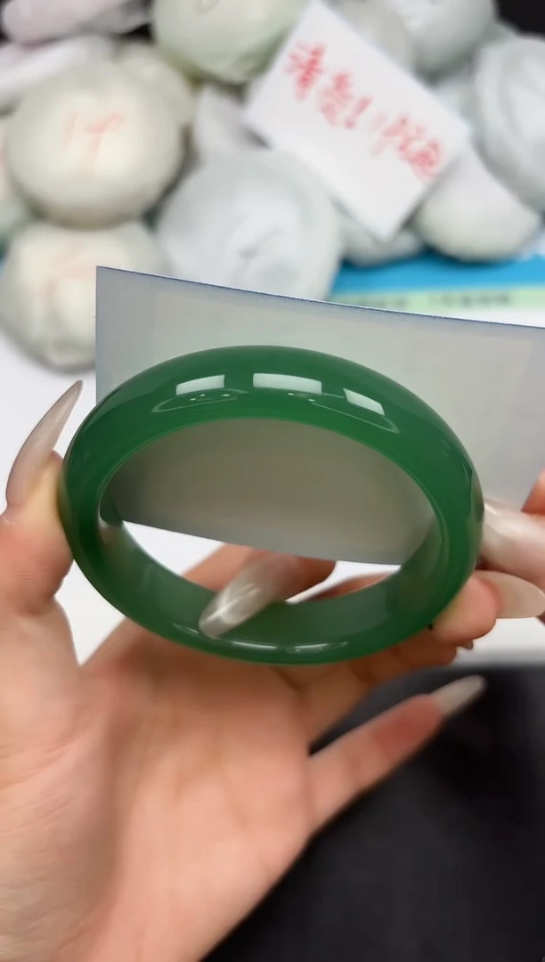 未镶嵌手镯石英质玉53-56-57