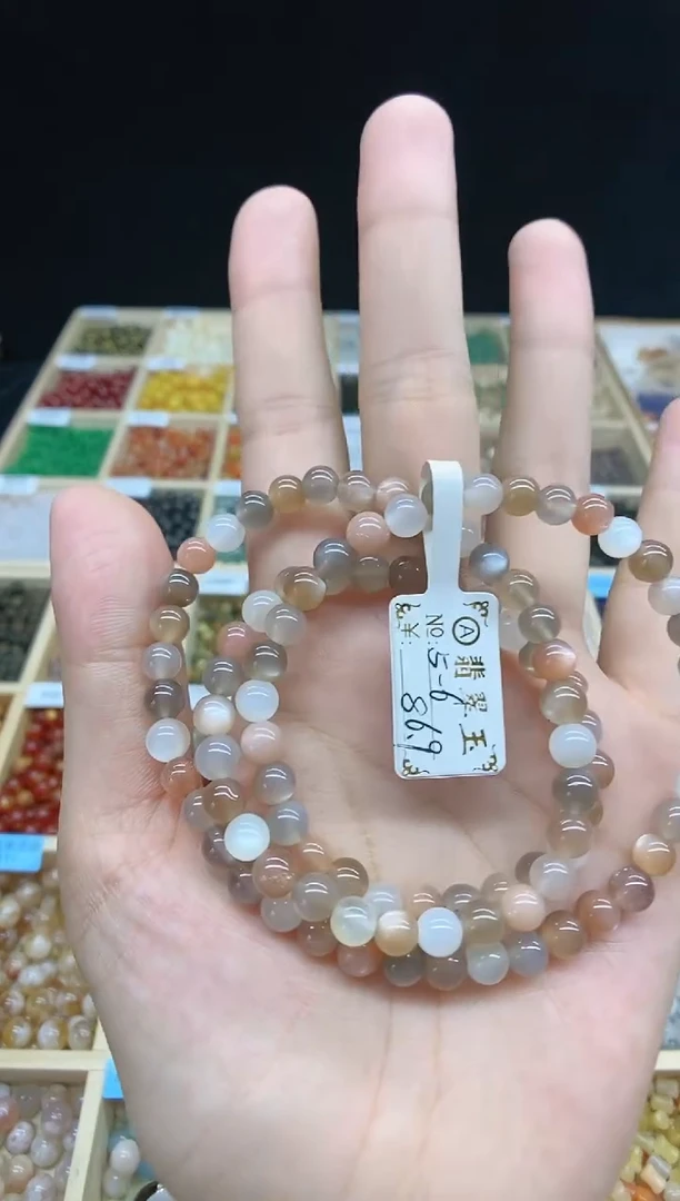 手串未镶嵌月光石彩月光多圈手串