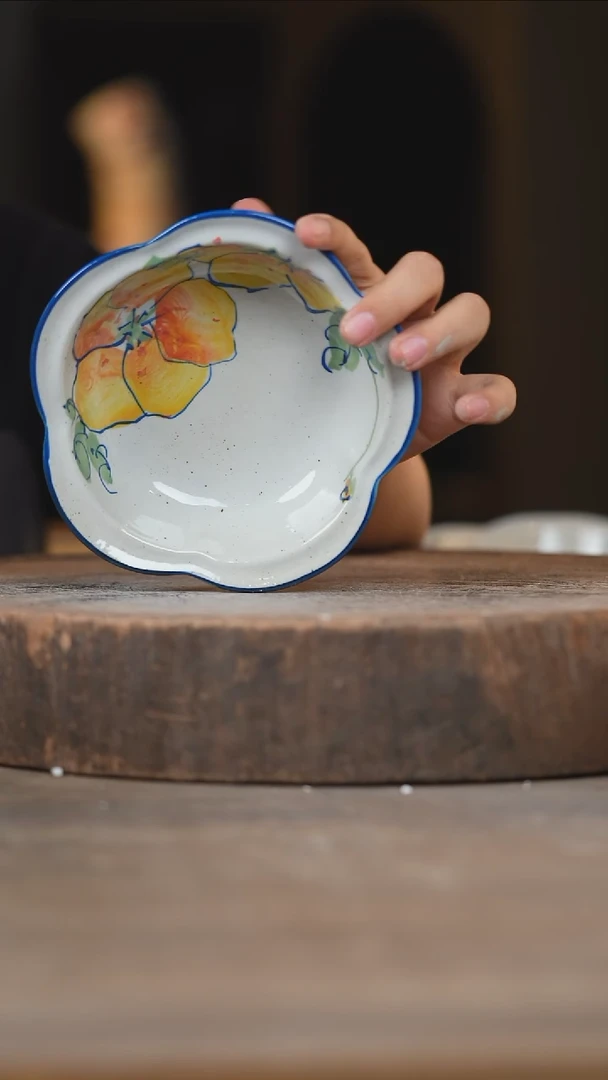 瓷片景德镇高温釉下彩（食品级）