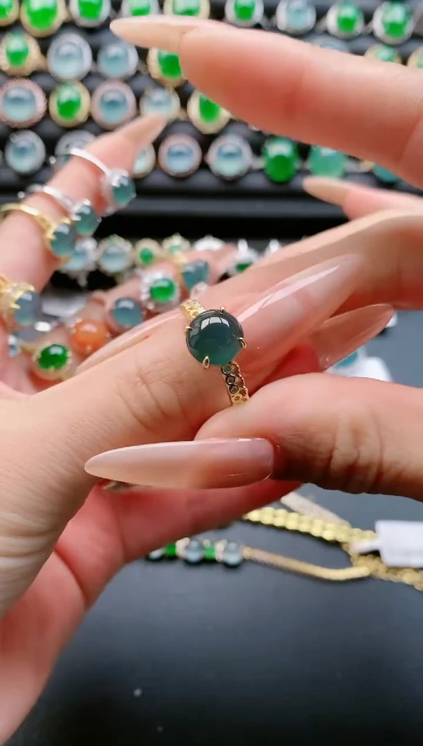 【闪购商品】翡翠戒指银S925镶嵌11111111