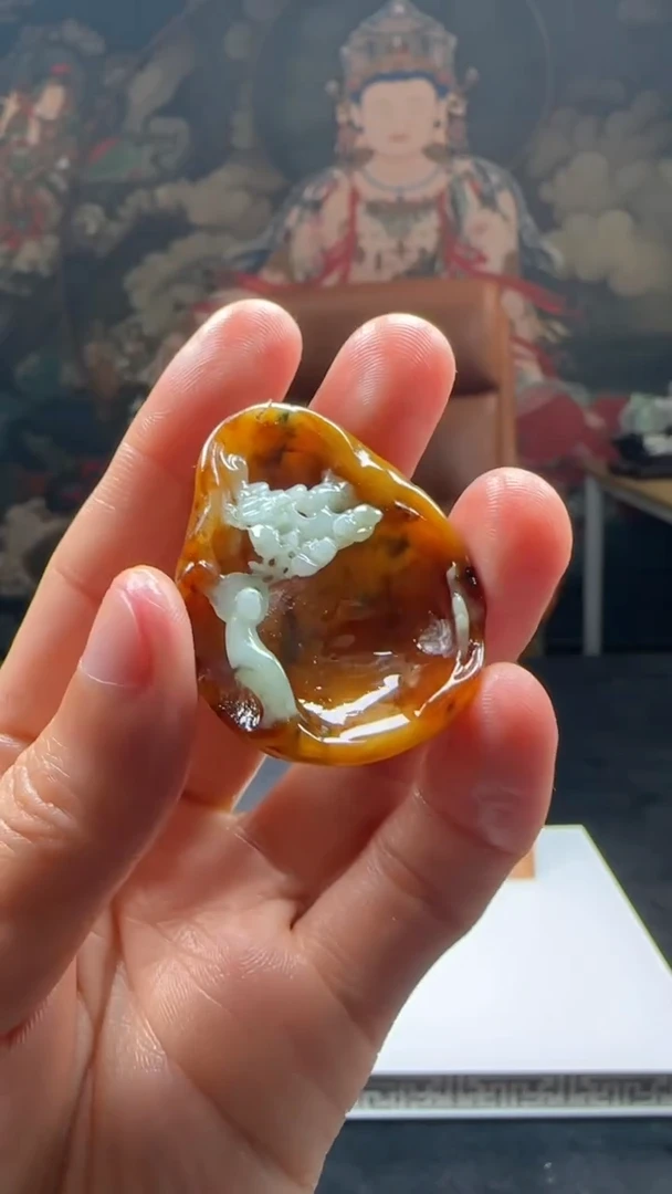 【闪购商品】定制翡翠未镶嵌L-@@QJXC113104