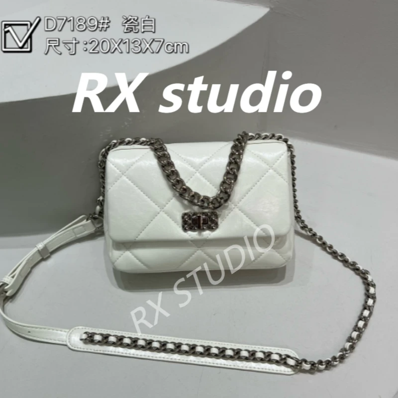 【母亲节礼物】ZT-D7189-瓷白 轻奢时尚女士新款单肩斜挎包