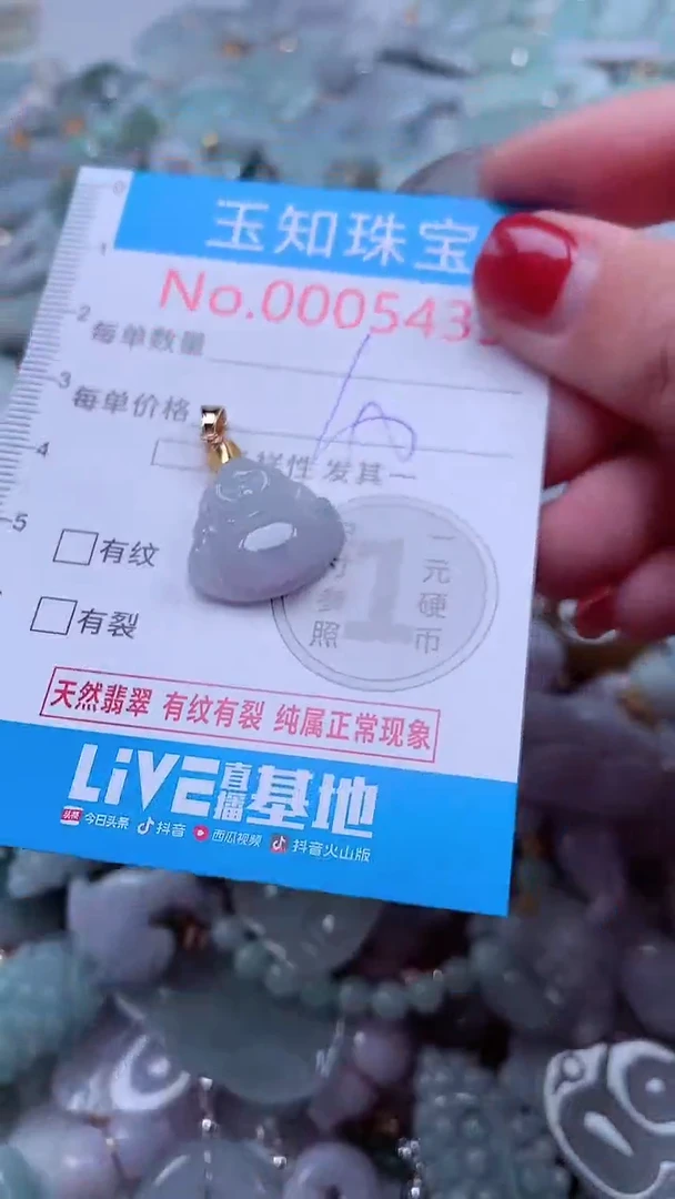 吊坠(不含链)未镶嵌翡翠5435