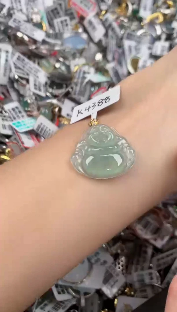 18K金镶嵌戒指翡翠3333----6