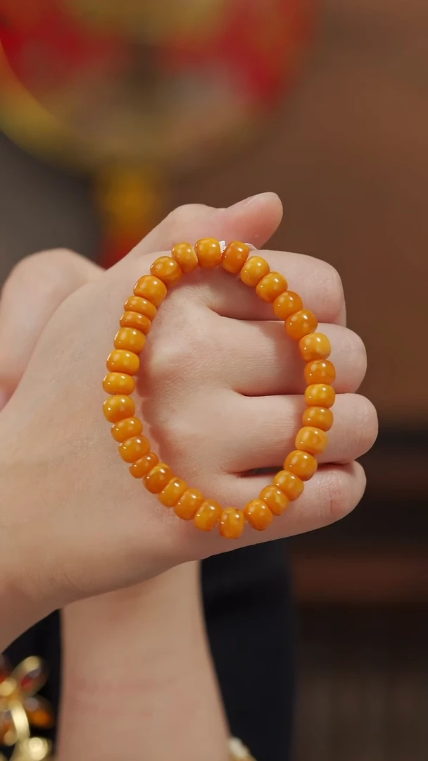 【闪购商品】蜜蜡手链未镶嵌8+老蜡老型手串多样性发一件