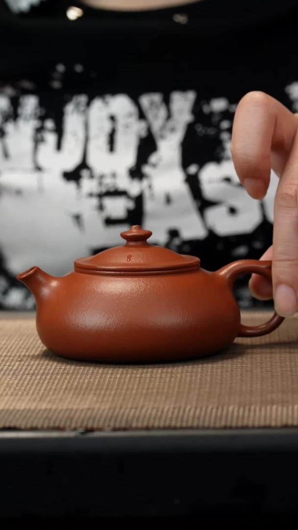 茶壶紫砂朱泥点汤寒江150CC