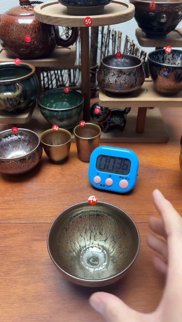 茶盏世****我74号建盏工匠茶器