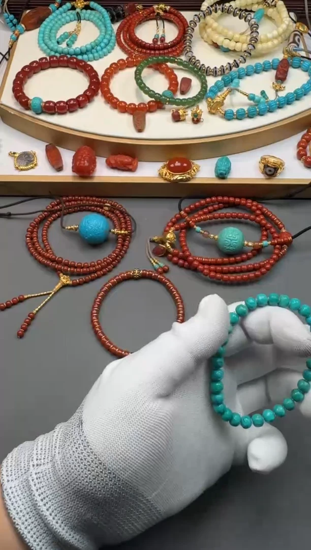 未镶嵌绿松石手串不****～1111