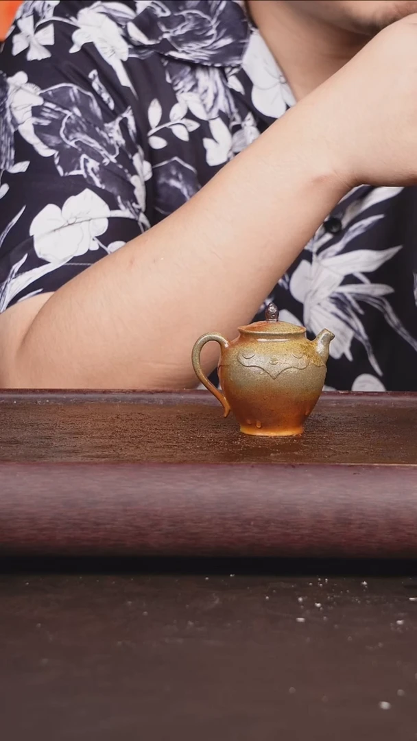 茶壶紫砂柴烧 壶