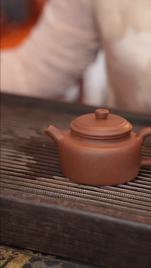 茶壶紫砂原矿手工制作【宽口】