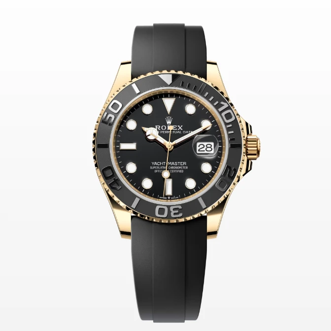99新 Rolex/劳力士 226658/42表表径金胶游艇/23年全套休闲男表