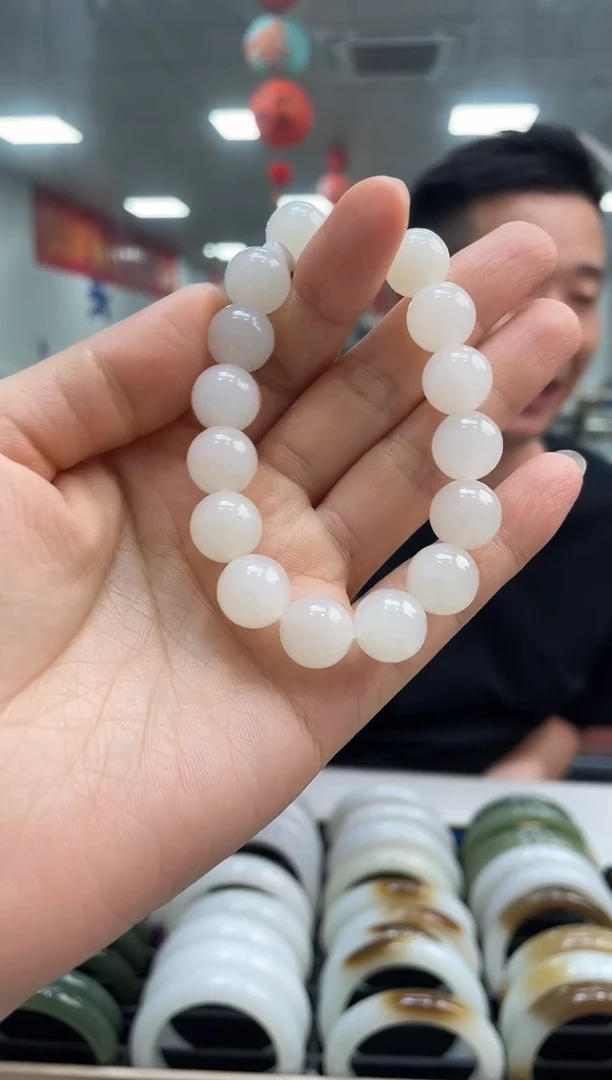 手链未镶嵌和田玉于阗卡12-11手串随机发一件
