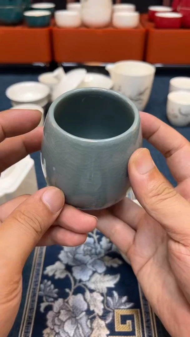 手工艺品琉璃冰裂纹主人杯