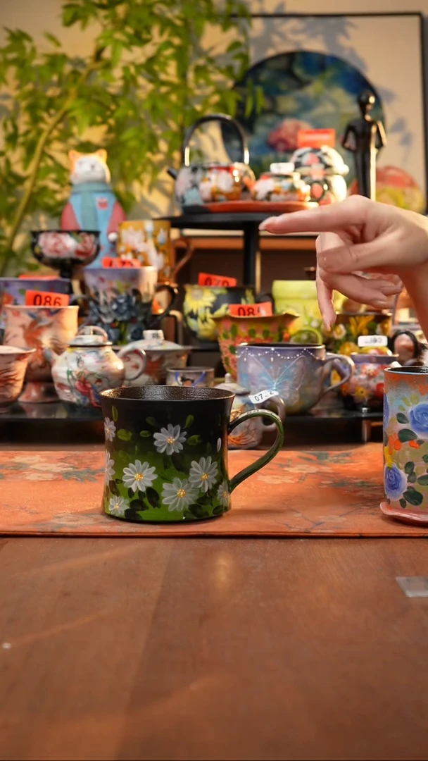 瓷片景德镇手工手绘298