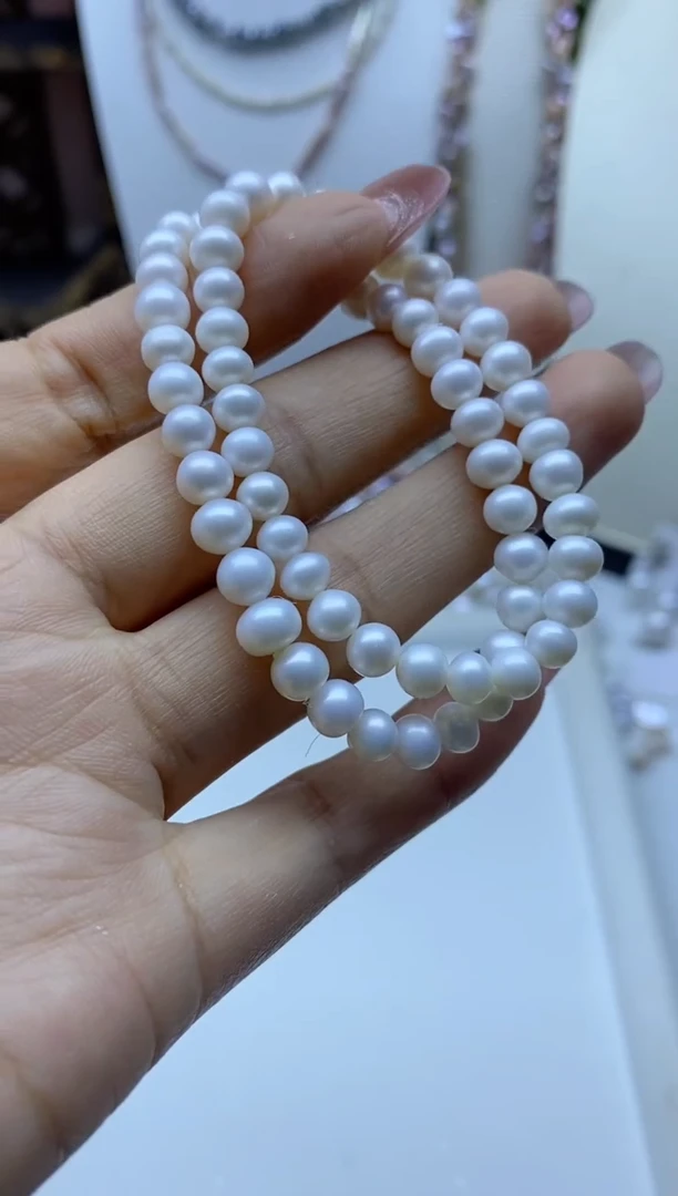 未镶嵌手绳淡水珍珠手链多件发其一