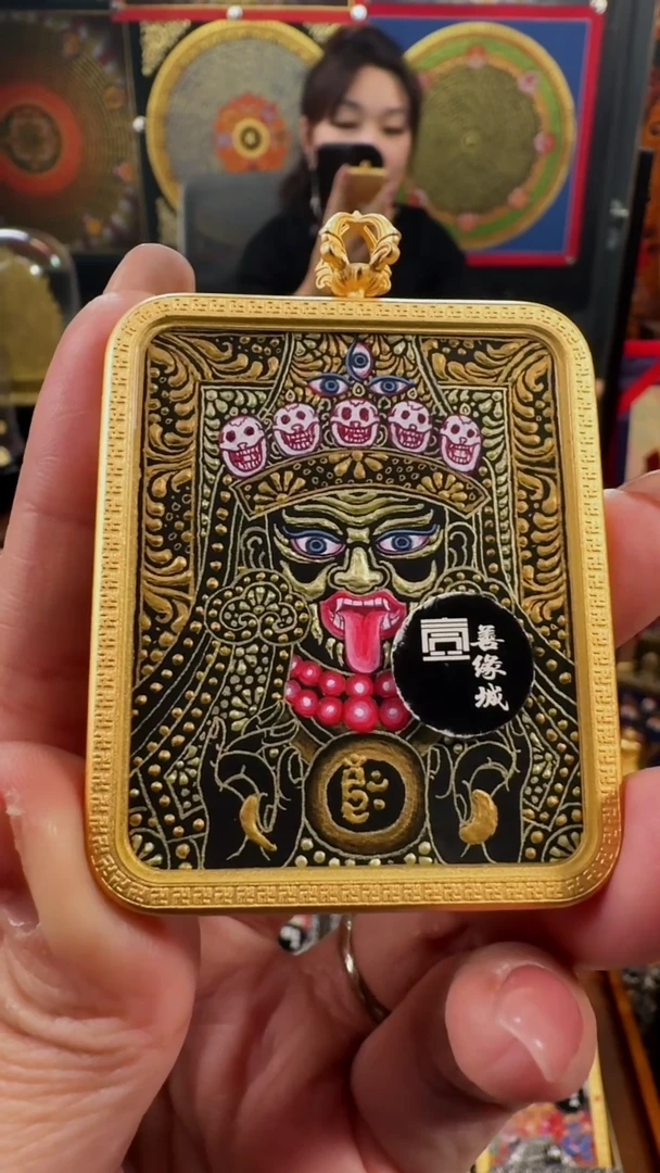 【闪购商品】吊坠 壹善缘城手绘唐卡扎基年终大促