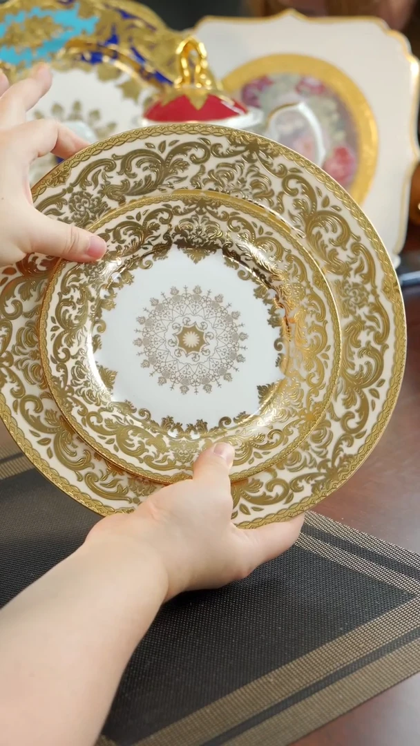 【闪购商品】瓷片10.5+7.5英寸大小盘  福利价