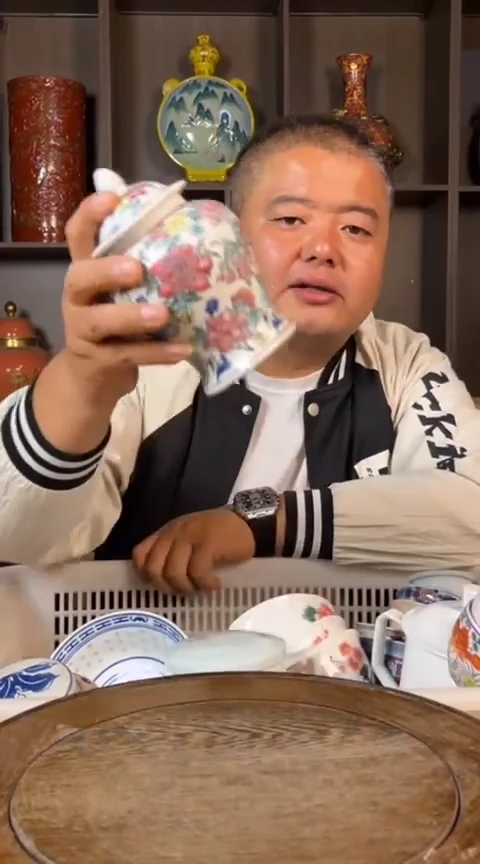 摆件景德镇陶瓷青花摆件34