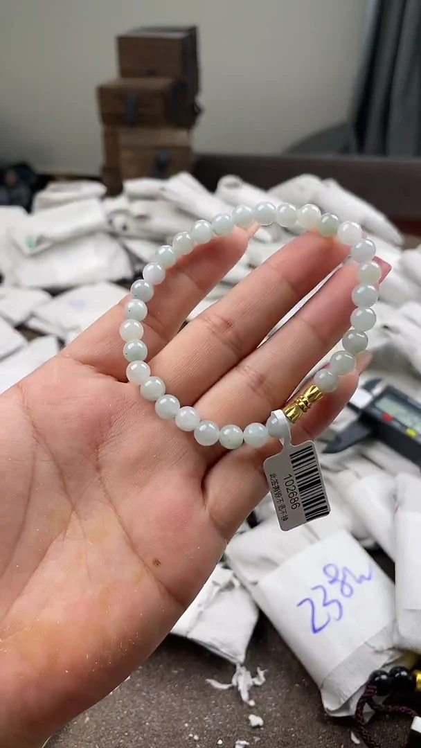 未镶嵌手链翡翠手串