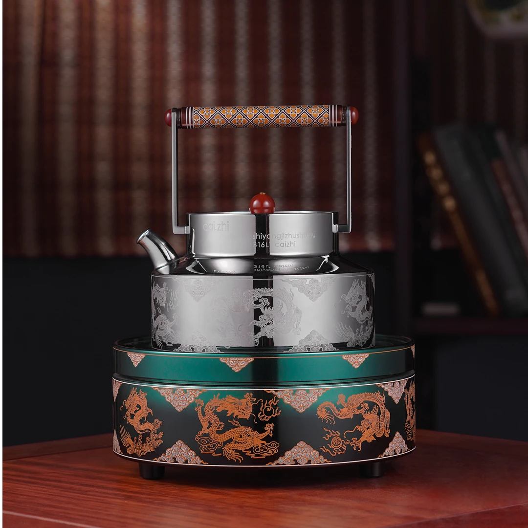 JinFang/晋芳龙腾四海电陶炉 家用大功率只能语音控制煮水器