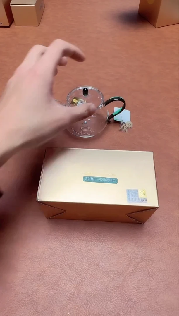 【闪购商品】禾器#青云壶墨绿色+清尚对杯墨绿