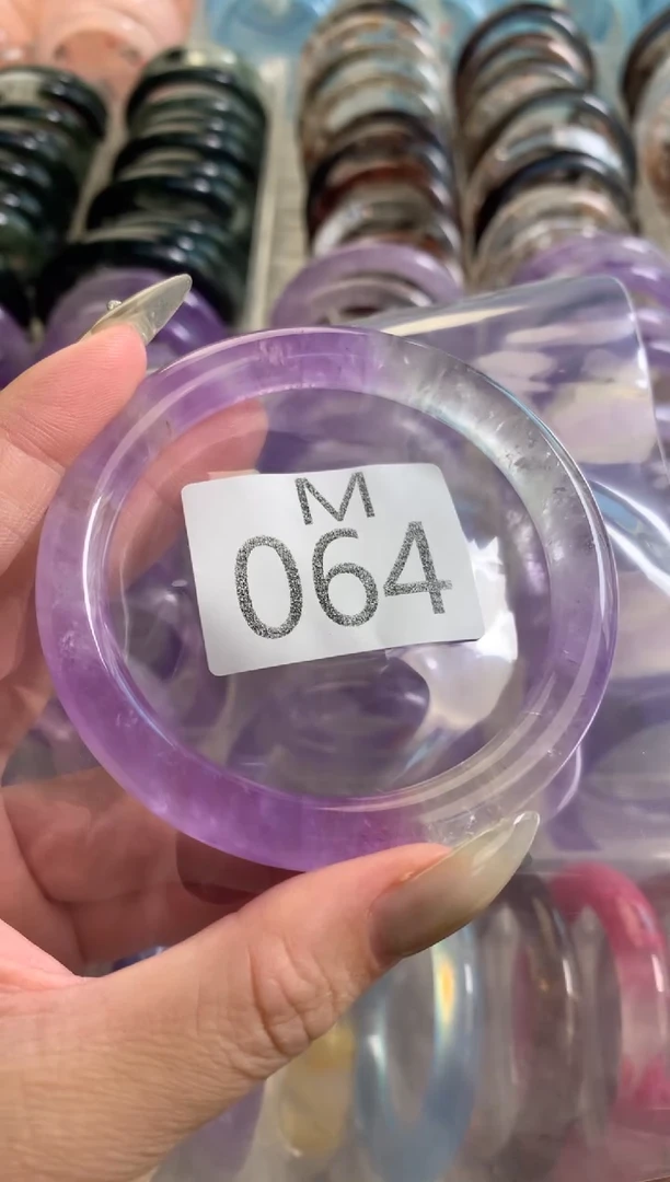 未镶嵌珠宝半成品水晶李***圈064-62