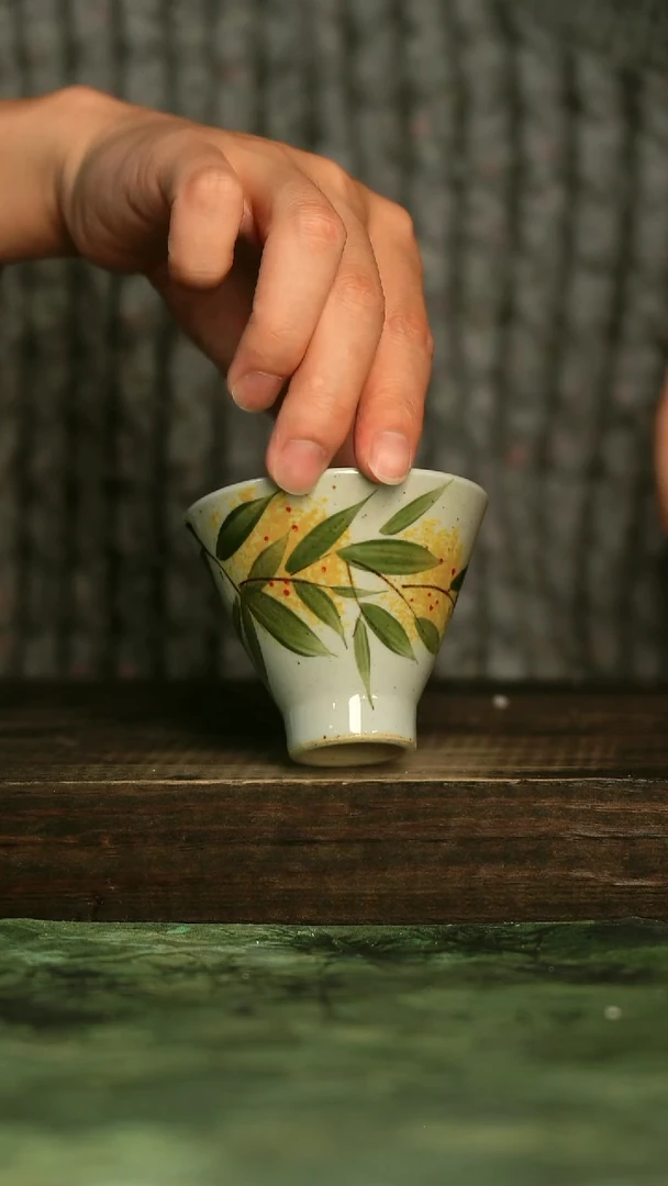 釉下彩陶瓷青诗集手工手绘瓷器