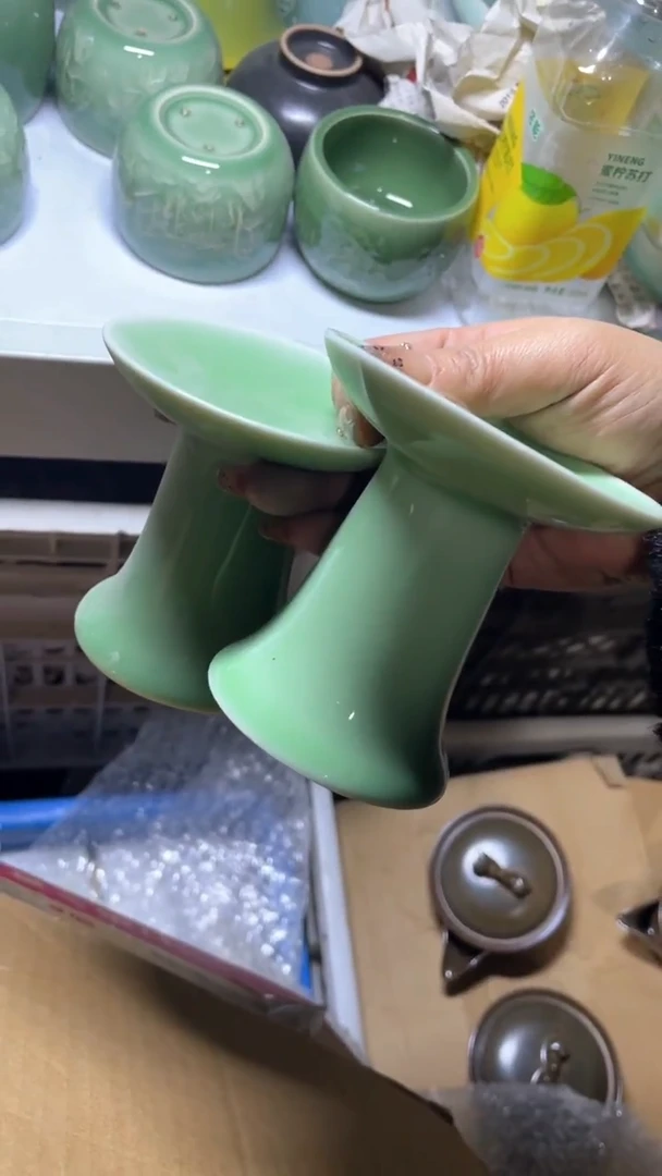 【闪购商品】2个 特价 微瑕 慧仙青瓷