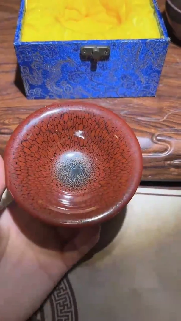 茶盏名家建盏朱志雄（带证书礼盒）13