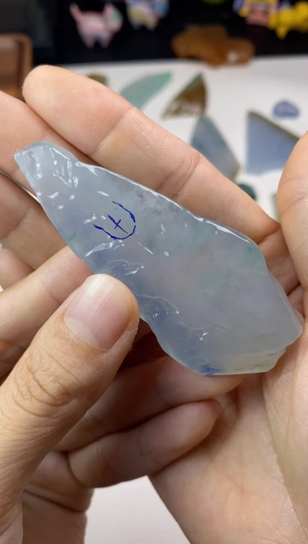 未镶嵌定制翡翠翡翠片料定制未镶嵌11.9-12