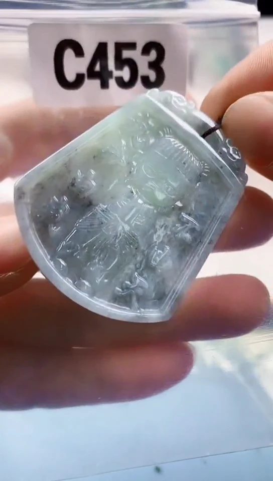 翡翠未镶嵌颈饰天然翡翠吊坠挂件