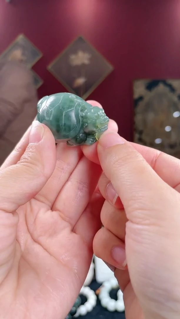 【闪购商品】和田玉颈饰未镶嵌碧玉龙龟