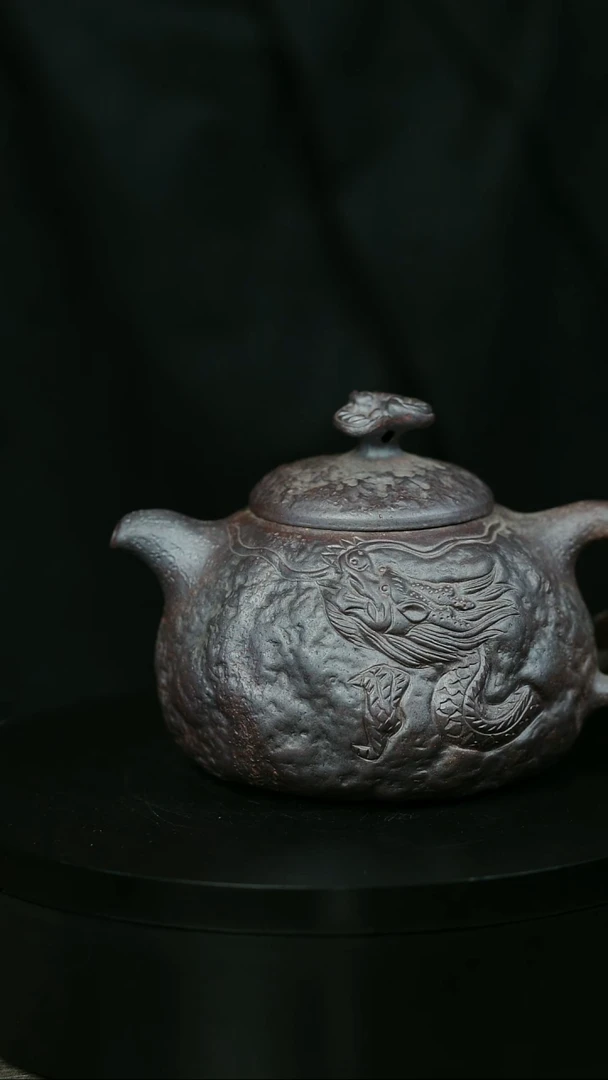 茶壶紫砂清**来H2286邵毅隐龙供春