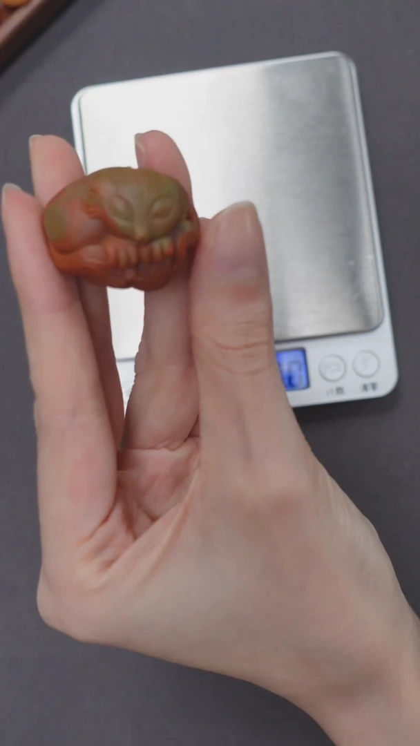 南红玛瑙未镶嵌颈饰包浆南红吊坠-凤九