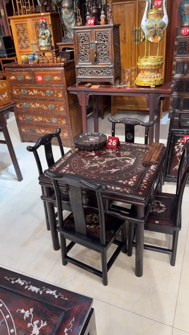 木孟****）靠背椅八仙桌一套4580.888