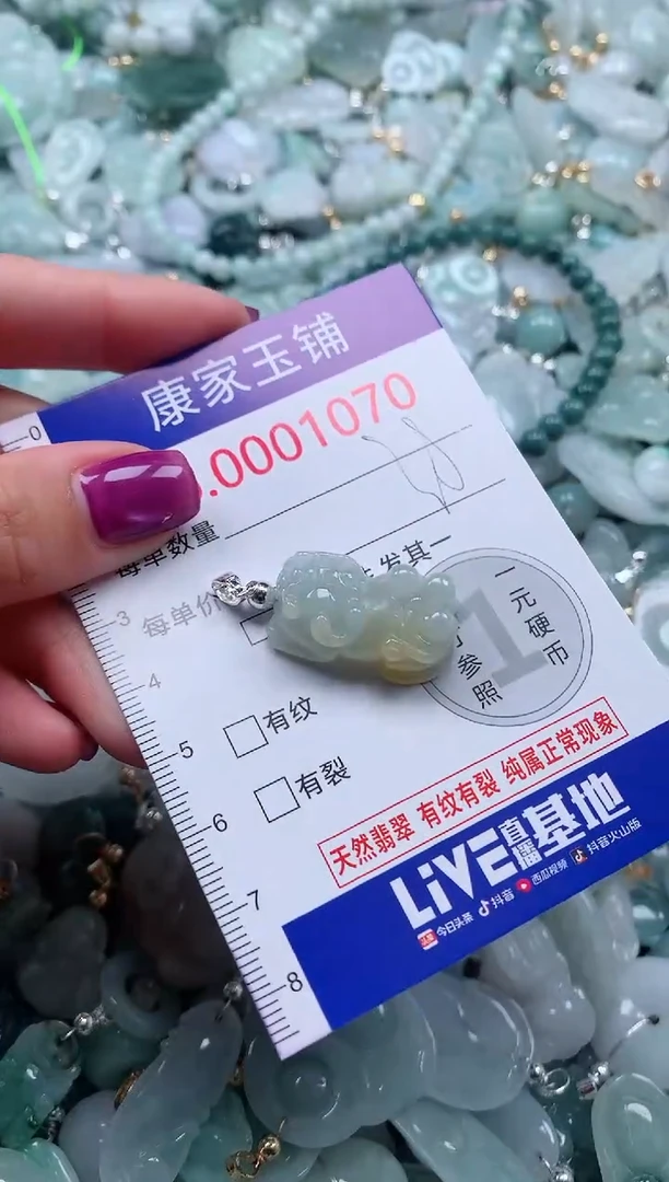 颈饰未镶嵌翡翠1070