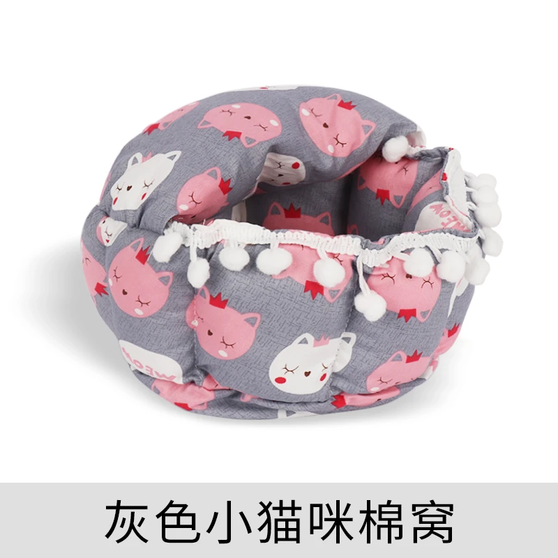 小宠物灰色猫猫棉窝