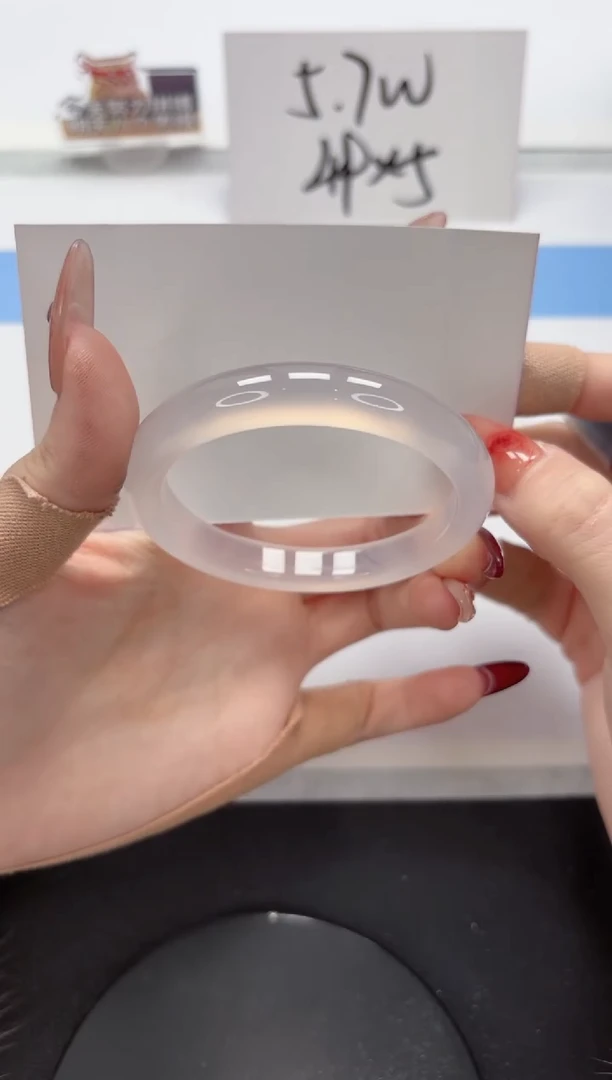 【闪购商品】石英质玉手镯未镶嵌A386-55.4