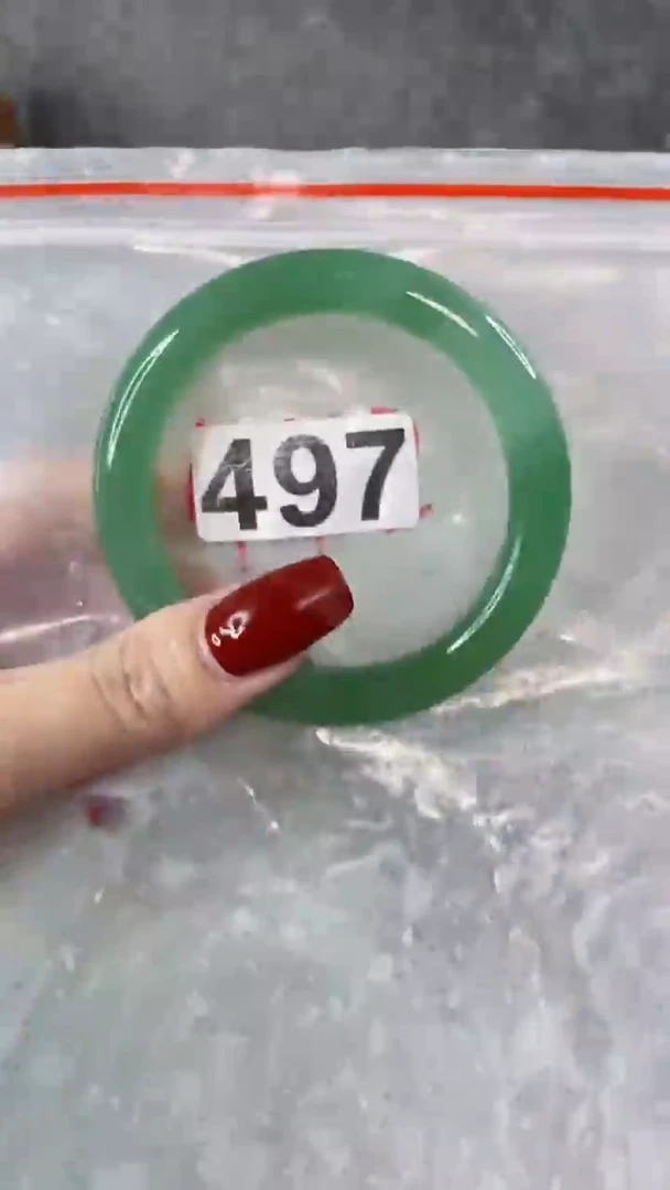 【闪购商品】石英质玉手镯未镶嵌58+497福利款不完美介意勿拍