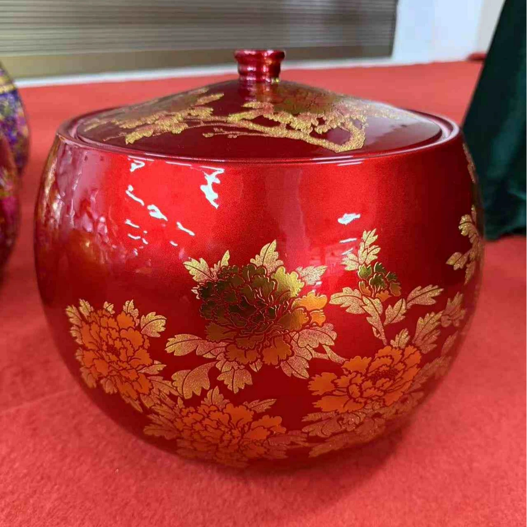 【周周严选】花开富贵水晶釉聚宝盆